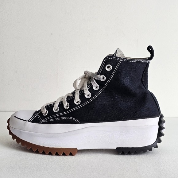 Converse Run Star Hike Canvas High-Top Platform Sneakers Size 7.5 Men / 9 Women - Picture 8 of 16